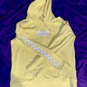 yellow vans hoodie large skate